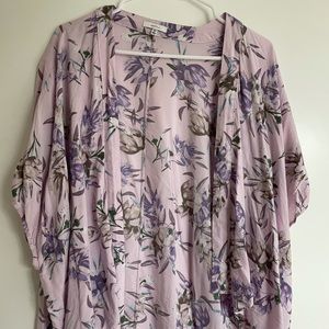 Talula floral print cropped cardigan
